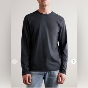 James Perse Classic Black Long Sleeve Tee SZ:3/L